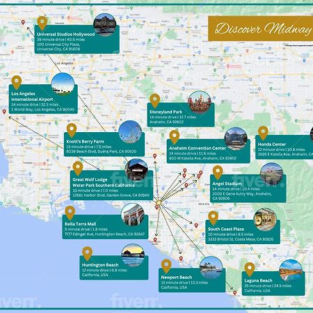 3Br Disney Vila Unit W Parking & Ev - Close To Beaches Midway City Esterno foto